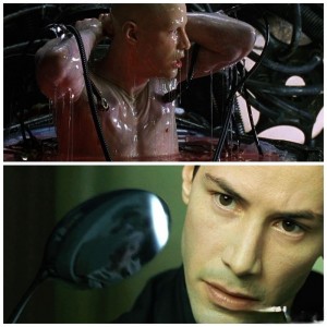 Create meme: Keanu Reeves the matrix, matrix spoon, matrix