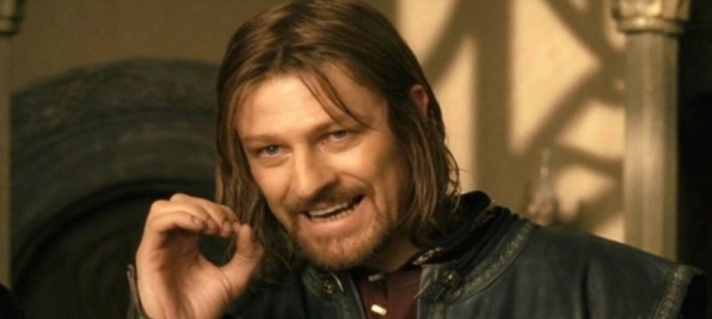 Create meme: Boromir from the Lord of the Rings, meme Lord of the rings Boromir, Sean bean Boromir