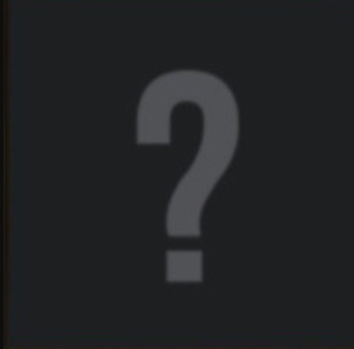 Create meme: on a black background, question mark, the steam icon