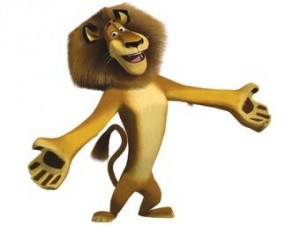 Create meme: Madagascar lion, Alex the lion from Madagascar, Madagascar Alex the lion