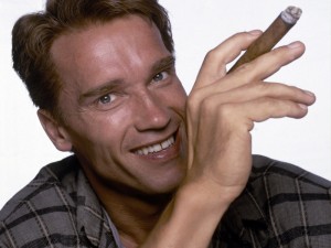 Create meme: arnold schwarzenegger with a cigar, men, Schwarzenegger with a cigar