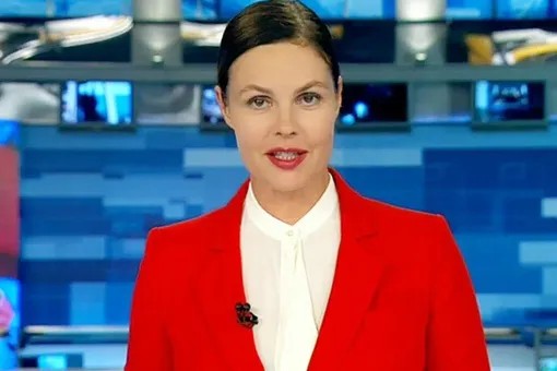 Create meme: Andreeva is a TV presenter, TV presenter of channel 1, TV presenter