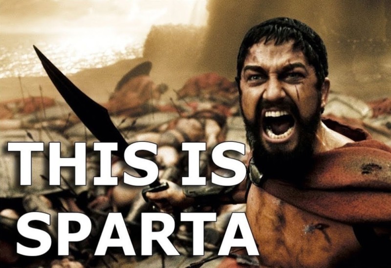 Create meme: Sparta , Tsar leonid zis is sparta, Spartans 300