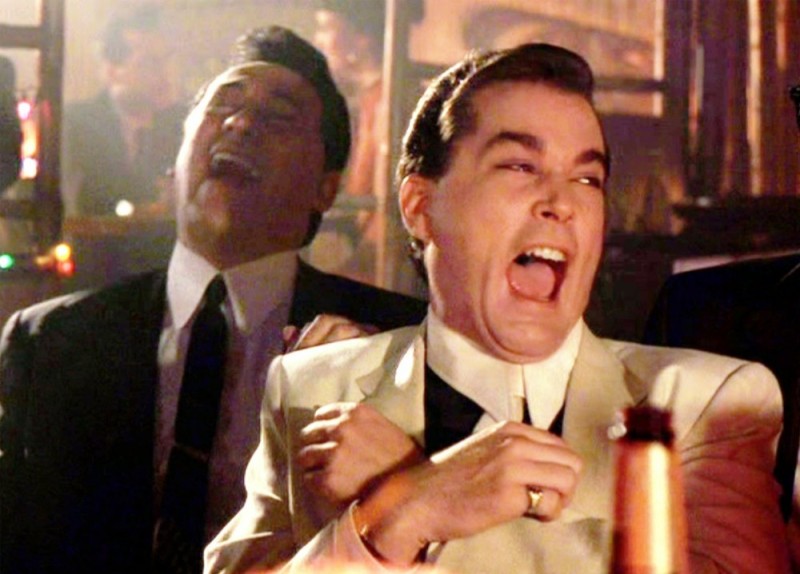 Create meme: murder in, if you say so, Ray Liotta laughs