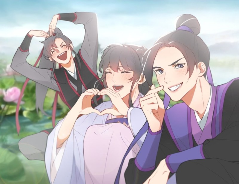 Create meme: master evil cult, Wei Wuxian is the master of the devil cult, Jiang Cheng the master of the evil cult