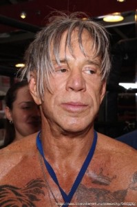 Create meme: Mickey Rourke, In