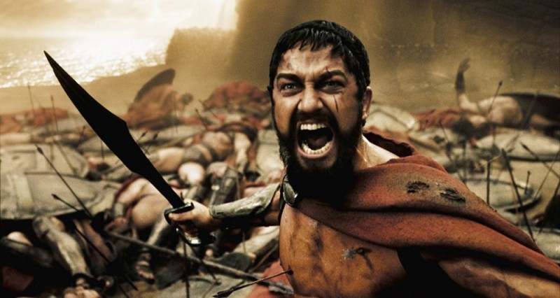 Create meme: king Leonidas the 300 Spartans, this is Sparta, Dominic West 300 Spartans