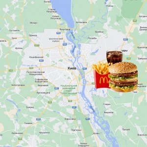 Create meme: map, google map, Kiev