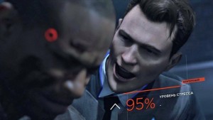 Create meme: 28 times with a knife, detroit become human stress levels, Detroit: Become Human