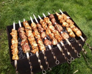 Create meme: grill, Kebabs