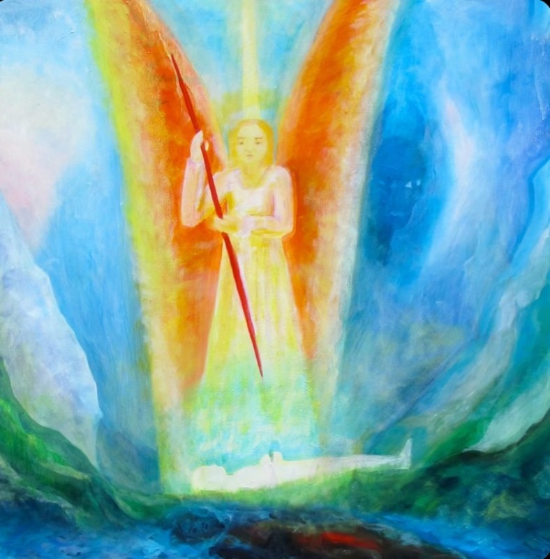 Create meme: salem fires in heaven, Uriel the angel, The angel of light Uriel