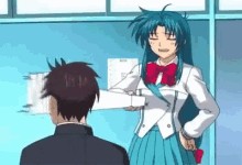 Create meme: anime characters, metal panic