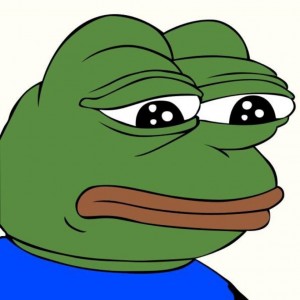 Create meme: Pepe the frog coloring, sad meme template, feelsbadman pubg