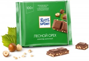 Создать мем: риттер спорт лесной орех молочный, ritter sport лесной орех, шоколад ritter sport