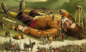 Create meme: Gulliver's travels illustrations, lilliput, travel book