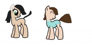 Create meme: Steve pony, mlp fim, pony Creator 3 mannequins