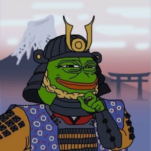 Create meme: pepe, pepe samurai, Pepe samurai