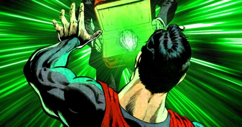 Create meme: superman and kryptonite, kryptonite, green lantern ds