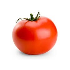 Создать мем: помидор для детей, томат на белом фоне, помидорка