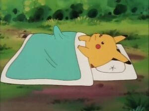 Создать мем: пикачу в памперсе, покемон, pikachu meme when you trying sleep