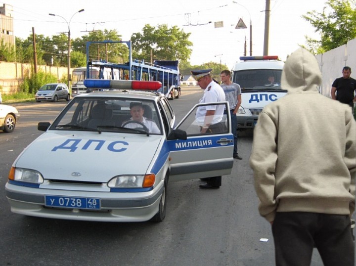 Create meme: traffic police car, police car, lada 2114 dps