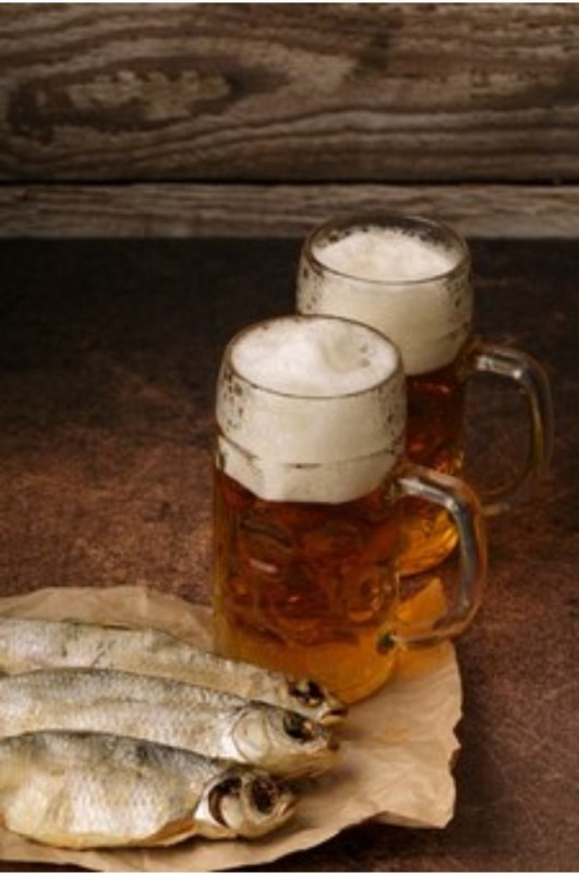 Create meme: beer fish, roach for beer, beer 