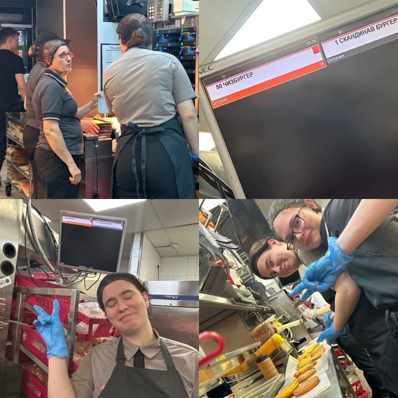 Create meme: Key West McDonald's, burger king chef, people 