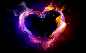 Создать мем: любовь сердце, fire heart, красивое сердце