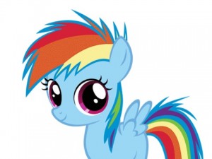 Create meme: everypony, my little pony games, rainbow dash