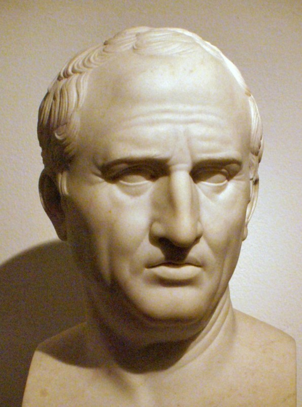 Create meme: Cicero , Marcus Tullius Cicero (106-43 BC), cicero aristotle polybius plato
