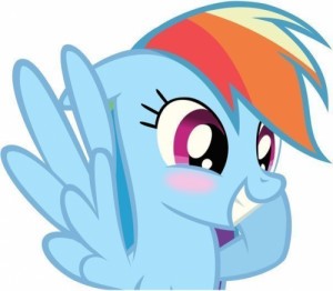 Создать мем: my little pony, поняши, rainbow dash vector