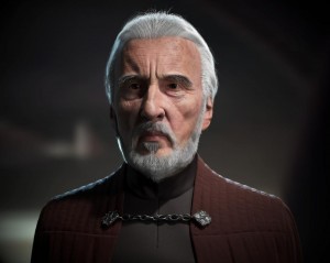 Создать мем: art count dooku star wars battlefront 2, star wars граф дуку, кристофер ли граф дуку