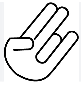 Create meme: hand , The hand symbol, jdm symbol