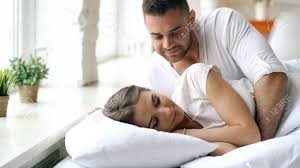 Create meme: young couple in bed, a man with a woman by the bed, babe wake up new just dropped meme