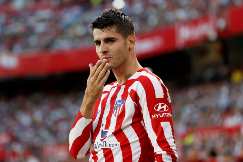 Create meme: Atletico Madrid , Atletico , Alvaro Morata 