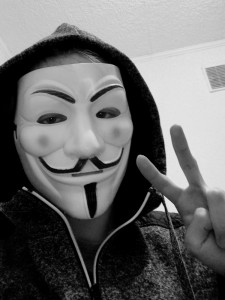 Create meme: anonymous, the man in the guy Fawkes mask, the guy Fawkes mask