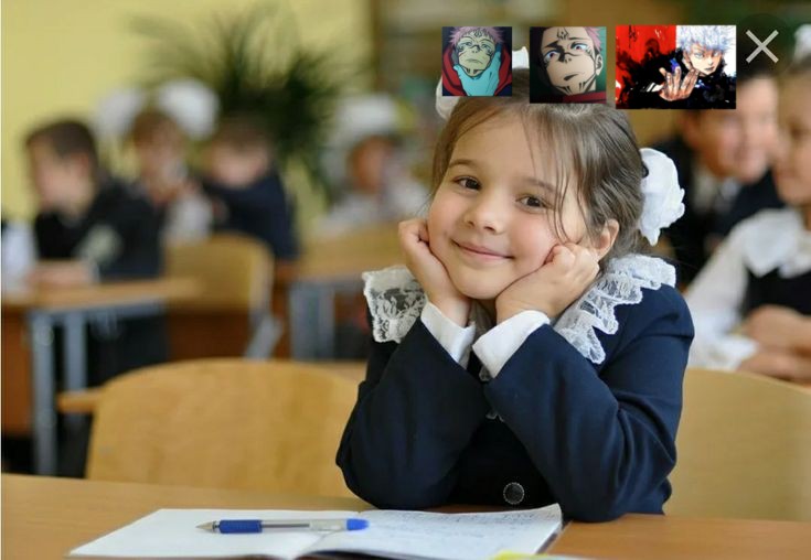 Create meme: first graders at school, first grader, in the first class 