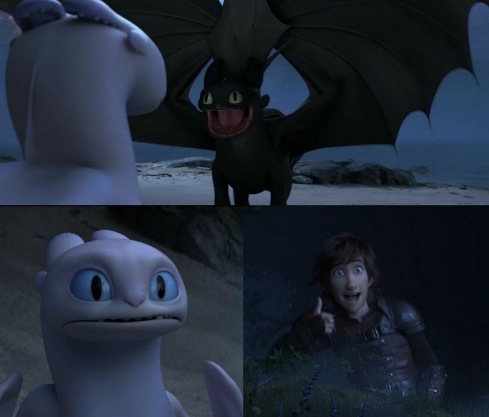 Create Comics Meme Httyd 3 How To Train Your Dragon 3 Toothless Light Fury Httyd...