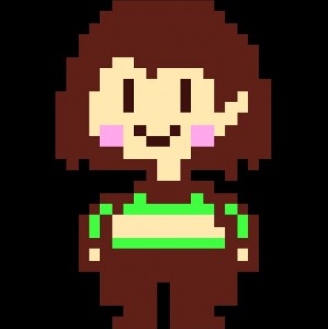 Создать мем: frisk, чара, чара undertale