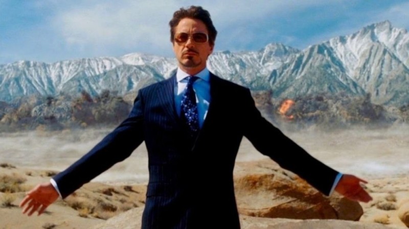 Create meme: Tony stark meme, Tony stark meme put hands, Tony stark Jericho