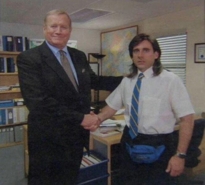 Create meme: the office series michael scott handshake, TV series office meme handshake, meme tv series office