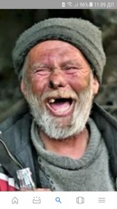 Create meme: happy bum, the bum laughs, homeless Valera