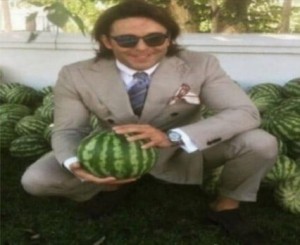 Create meme: watermelon