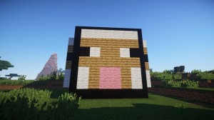 Create meme: beautiful houses in minecraft, beautiful brick house minecraft, house in minecraft