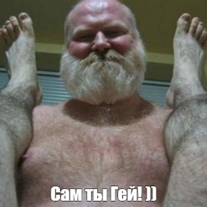 Создать мем: мем борода, дед гей, дед с бородой