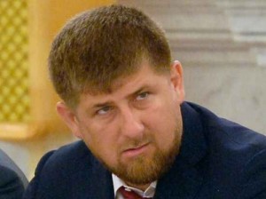 Create meme: Kadyrov in a stupor