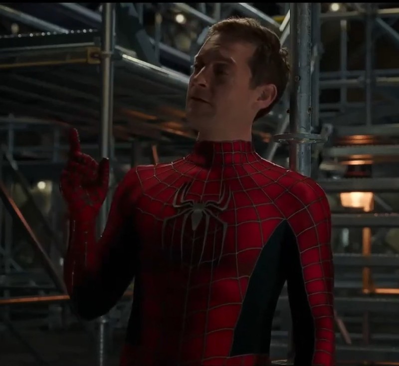Create meme: Spider-Man, spider man Tobey Maguire, Spider-man with Tobey Maguire