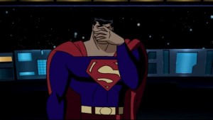 Создать мем: супермен бэтмен, супермен лига справедливости, лига справедливости 2001 супермен