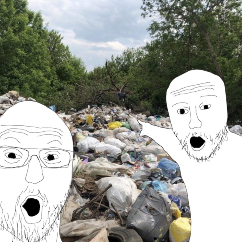 Create meme: Kharkiv region, clean environment, harm to the environment