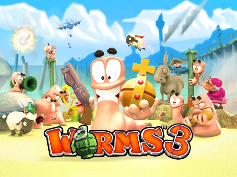 Create meme: worms , worms game, worms 3d
